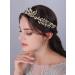 JWICOS Crystal Wedding Headband Bridal Hair Vine - Gold Prom Hair Accessories - Buy Online on GoSupps.com