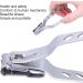 Nail Clipper 360 Degree Rotating Nail Clipper Wide Jaw Opening Stainless Steel Nail Cutter For Thick Nail Fingernail Nail Trimmer(L) - Buy Online on GoSupps.com