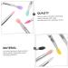 AUTSUPPL 10pcs Eye Shadow Brush Mermaid Charms Facial Accessories Makeup Tool Eyeliner Plastic Handle - Buy Online on GoSupps.com