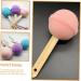 FRCOLOR 3pcs Long Handle Bath Sponge Set - Comfortable Handheld Blue Lollies & Ice Cream Design for Women | Perfect for Cleansing & Back Scrubbing - Buy Online on GoSupps.com