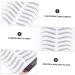 SOESFOUFU Iaff Sticker 3 sheets False Artificial Tool Fake Waterproof Eyebrow Decal Stickers Transfer Temporary Brow Black - Buy Online on GoSupps.com