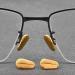 1 Pair Ceramic Eyeglass Nose Pads - Screw-in Repair Kit | Gold - Durable & Comfortable - Buy Online on GoSupps.com