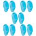 DAZAIGE 5 Pairs Silicone Ear Cover Blue Waterproof Ear Caps Hair Dye Hair Perm Oil Treatment Shield Reusable Anti-Staining Earmuffs Protector for DIY Home Shower Salon Hairdressing Barber Supplies