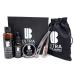 Ultra Beard Works - Travel Beard Conditioner Kit/Includes Beard Oil Beard Balm Beard Shampoo Straight Razor - Razors Included & Travel Bag