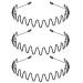 Hair Bands for Men Non-Slip Sports Fashion Headband Mens Metal Hair Band Hair Hoop for Outdoor Sports Weddings Daily Wear (3 Pieces) 3pcs-S2