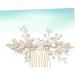 Housoutil Wedding Dress Accessories Women Hair Comb Wedding Hair Comb Crystal Hair Comb Bridal Hair Comb Hair Accessories Alloy Headgear Women's - Buy Online on GoSupps.com