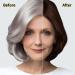 Dark Brown Hair Dye Shampoo for Gray Hair - 500ml 3 in 1 Herbal Color Shampoo for Women & Men - Buy Online on GoSupps.com
