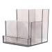 HONMEET 1pc Grinder Storage Rack Manicure Mailbox Bracket Nail Art Stand Tweezer Kit Acrylic Brush Holder Nail Drill Bits Organizer Tech Mobile Phone Holder Nail Polisher Organizer Plastic 10.3x9.7cm Black