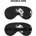 SSIMOO I Like Soccer Sleep Mask | Adjustable Breathable Eye Mask for Comfortable Sleep | Fashionable Black Design - Perfect for Travel & Home - Buy Online on GoSupps.com