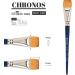 Escoda Chronos 1352 Artist Brush Synthetic Toray Fiber & Red Sable Blend Size 1/2 Bright - Buy Online on GoSupps.com