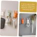 Alipis 12 STK Caricature Toothbrush & Razor Holder Hooks - Wall-Mounted ABS Connectors for Bathroom Organization - Buy Online on GoSupps.com