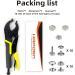 15mm Heavy-Duty Snap Fastener Tool for Boat Covers - Metal Snap Installation & Repair Kit - Yellow - Buy Online on GoSupps.com