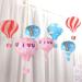 Rainbow Hot Air Balloon Ceiling Lamp - Colorful Shadow Lantern for School & Shopping Center Decoration - Buy Online on GoSupps.com