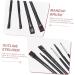 NOLITOY 6pcs Eyeliner Makeup Brush Angled Makeup Brush Line Fine Practical Eyeliner Brush Make up Flat Brush - Buy Online on GoSupps.com