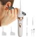 Electric Ear Picker Adult Ear Picker and Ear Picker Earwax Cleaner with Light Soft Head for Children Earwax Removal Vacuum Cleaner White