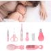Semme Baby Healthcare Grooming Kit - 8Pcs Set for Nose Cleaning, Nail Clipping, and Toothbrush for Infants - Buy Online on GoSupps.com