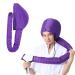 ZKGYUS hair dryer hood hairdryer cap bonnet attachment for hairdryer helmet drying cap salon hair dry bonnet dry hoods for hair wrap turban hair dryer cloth purple