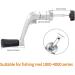 Waziaqoc Fishing Spinning Reel Handle Grip Replacement - Rotary Knob Power Handle - Buy Online on GoSupps.com