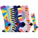 Losvcbcx 7 pairs of compression socks for women and men with 15 20 mmHg are the best sports and medical stockings for nurses on air travel Mix -15 L-XL