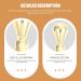 FRCOLOR 6pi ces Cuill res De Massage Pour Yeux Outils De Beaut Pour Cr me Contour Des Yeux Pratiques Et l gants Parfaits Pour Usage Personnel Ou Salon 9.5x3.4cmx2pcs Dor x2pcs - Buy Online on GoSupps.com