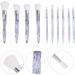 Buy HEALLILY 10pcs Rainbow Makeup Brush Set with Crystal Handle - Best Cosmetic Brushes for Flawless Makeup - International Shipping Available - Buy Online on GoSupps.com