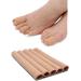 Cuttable Toe Tubes Sleeves 5 Pack Made of Elastic Fabric Lined with Silicone Gel. Toe Sleeve Protectors Relief Toe Pressure Pain Corn and Calluses Remover Small (1/2 Inch diameter)