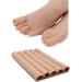 Toe Tubes Fabric Sleeve Protectors with Gel Lining Pad to Prevent Corn Calluses Blisters and Hammertoes Toe Separators Protectors for Men and Women 5 Pack Medium (3/4 Inch diameter)