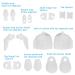 Bale Toe Corrector - 9 Pairs Orthopedic Toe Straighteners & Spreaders for Proper Toe Orientation - Buy Online on GoSupps.com