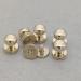 Denailey 12 Sets Solid Brass Round Head Button Stud Screw Leather Rivet Chicago Screws for Leather Craft - 8mm Shiny Light Gold - Buy Online on GoSupps.com