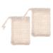 Soap Bags with Drawstring Soap Saver Pouch for Foaming and Drying Sisal Fiber Bath Exfoliating Mesh 2 Pcs soap Saver Pouch