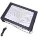 Large Hands-Free Full-Page 3X Magnifying Glass with LED Light - Portable & Foldable for Elderly & Kids - Black - Buy Online on GoSupps.com
