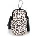 COOWOON GASSI BACK DOG Crossbody Bag - Dog Walking Essential with Poop Bag Dispenser Ideal for Toys & Accessories - Stylish White Leopard Design - Buy Online on GoSupps.com