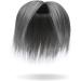 Yamel 2-Clip Hair Topper for Women - Dark Grey Synthetic Wiglet for Thinning Hair - Buy Online on GoSupps.com