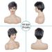 Natural Wave Pixie Cut Short Grey Wig for White Women - Synthetic Full Old Lady Wig - Office Lady Gray Color - Buy Online on GoSupps.com