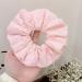 Eye Catching Lace Scrunchies for Women Large Elastic Hair Scrunchy Ponytail Holder Perfect for Everyday Use Pink - Buy Online on GoSupps.com