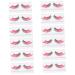 Didiseaon 12 Pairs Halloween False Eyelashes Cosplay Eyelashes Halloween Strip Lashes Fake Colored Eyelashes Eyelashes Dense Eyelashes Miss Decorate Imported Fiber Multicolor