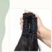 Curly Wavy 18 Inch Synthetic Claw On Ponytail Extension Natural Black - Buy Online on GoSupps.com