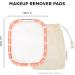 Dock & Bay Reusable Makeup Pads - Ultra Soft Washable - 3 Pack with Wash Bag - Eucalyptus Green - 12x10cm - Skin Cleaner for Face - Eco-Friendly Option - Buy Online on GoSupps.com