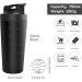 Joligaea Stainless Steel Protein Shaker 750ml - Fitness Shaker with Scale for Protein Diet & Sports | Black - Buy Online on GoSupps.com