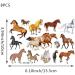 8 Sheets Horses Temporary Tattoos for Kids Horse Party Favors Waterproof Temporary Face Tattoos Horse Tattoos Stickers for Party Decorations - Buy Online on GoSupps.com