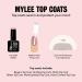 MYGEL by Mylee Nail Gel Polish Top Coat 15ml UV/LED Soak-Off Nail Art Manicure Pedicure for Professional Salon & Home Use Long Lasting Easy to Apply No Chips Durable & Safe - Buy Online on GoSupps.com