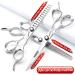 Japan 440 Steel Professional Hairdressing Scissors | Barber Thinning Shears 5.5/6/6.5 inch (3pc Set) - International Shipping Available - Buy Online on GoSupps.com