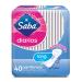 Saba Diarios Long Liners for Daily Use Absorbs in Seconds Breathable Feel Fresh and Comfortable All Day with Soft Topsheet (1 Packs of 40)