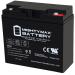 Mighty Max Battery 12V 18AH SLA Internal Thread Replacement for DJW12-18