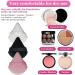 6 Pack Velvet Powder Puffs For Perfect Makeup Finish Soft And Lightweight Makeup Sponge Powder Puffs Triangle (Color : 6 pink) - Buy Online on GoSupps.com