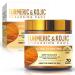 Turmeric Cleansing Pads for Dark Spots 70Pcs Turmeric Kojic Acid Cleansing Pads Deep Cleaning & Nourishing Skin 70 Count (Pack of 1)
