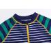 Bonverano Baby Boys Swimsuit UPF 50+ Sun Protection 12-18 Months Stripe 2 - Full-Length Zipper One Piece Swimwear - Buy Online on GoSupps.com