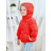 Kids4ever Winter Hooded Jacket | Red | 3-4 Years | Toddler Zipper Coat with Fleece Lining - Buy Online on GoSupps.com