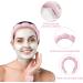 Feliciay Spa Headband for Women Sponge Terry Towel Cloth Fabric Head Band Puffy Makeup Headband Skincare Face Makeup Removal Washing Shower Cute Hair Accessories(Pink) - Buy Online on GoSupps.com