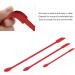 Mini Silicone Spatula with Long Handle & Double-Headed Design - Perfect for Jam Cosmetics & More (Red) - Buy Online on GoSupps.com